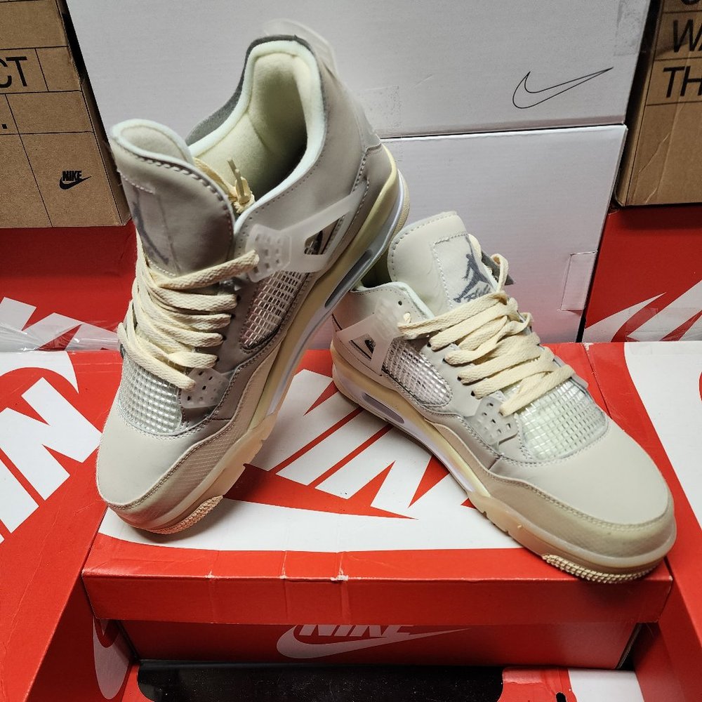 Off-White Jordan 4 SP 'Sail'  REP (1043)